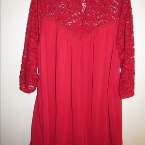 Women’s red size 3x dress